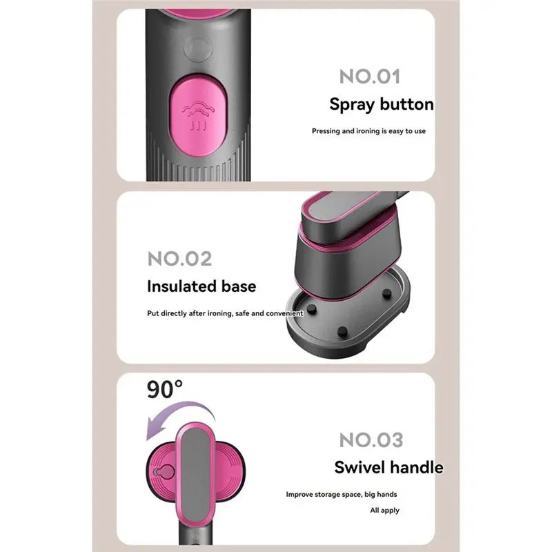 InstaPress Pro — Handheld Steamer for Wrinkle-Free Clothes Anywhere
